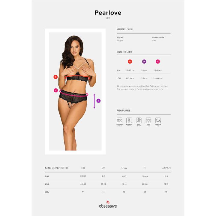 Produktbild Obsessive Pearlove Zweiteiliges Set Xs/S (XS)