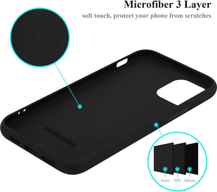 Actual product image Cadorabo TPU Liquid Silicone Case Cover (Apple iPhone 13 mini)