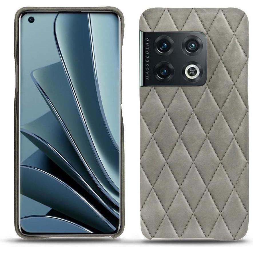 Noreve Lederschutzhülle (OnePlus 10 Pro), Smartphone Hülle, Grau