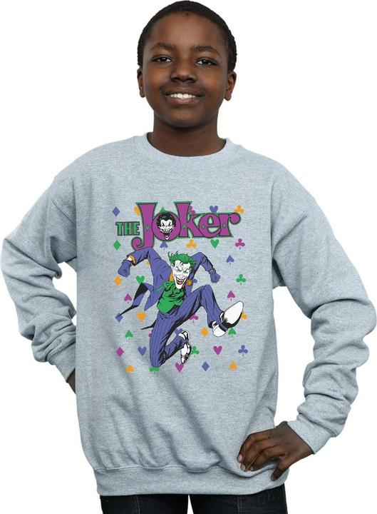 Actual product image Boys Batman Joker Cards Jump Sweatshirt (128)