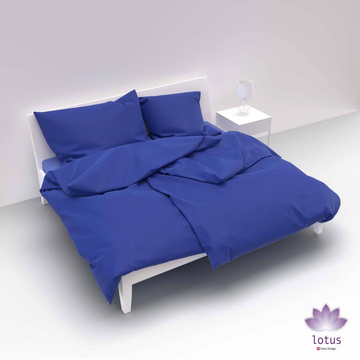 Immagine prodotto Lotus Bettwaren Uni satinato (Copripiumino, 240 x 240 cm)