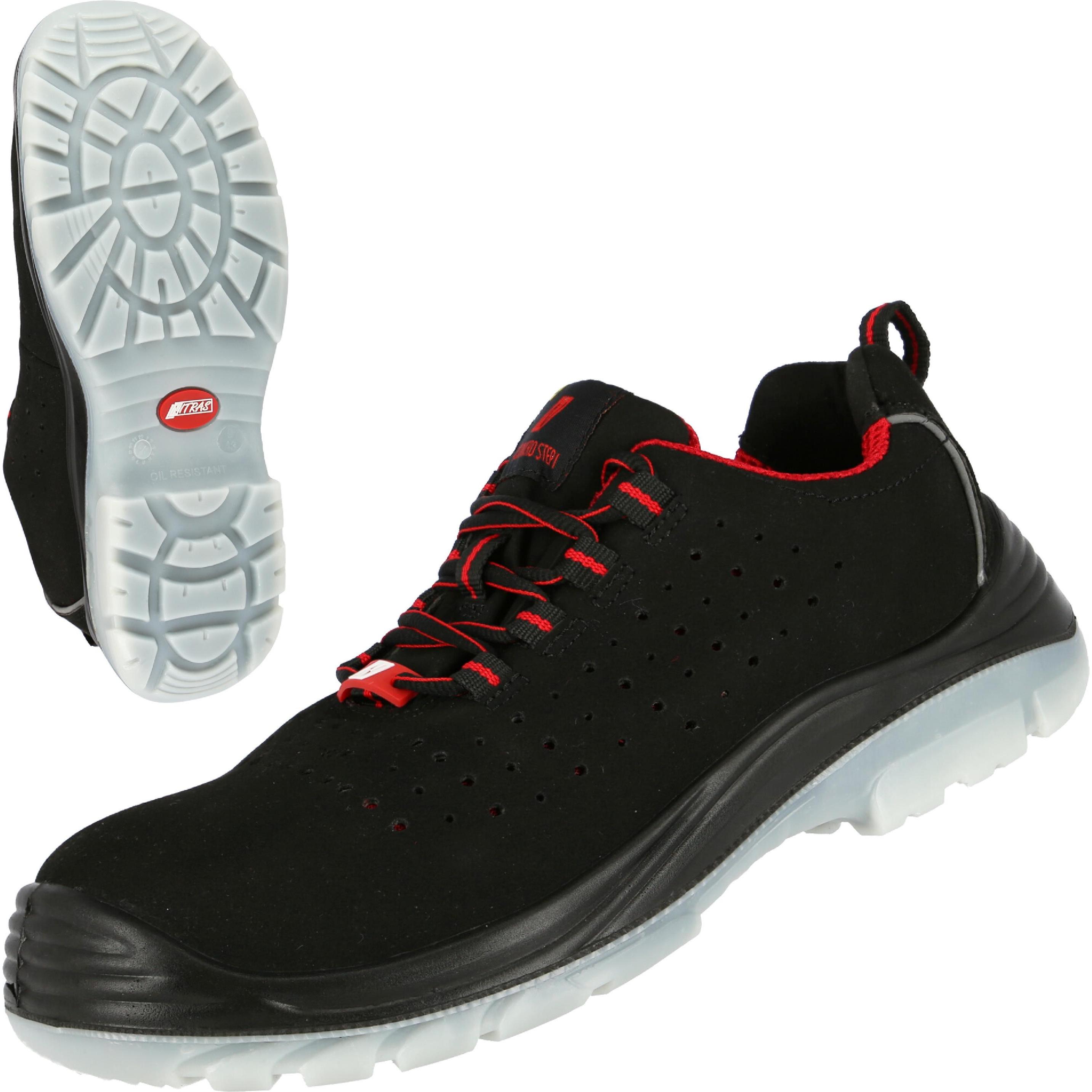 Nitras, Scarpe da lavoro, MICRO STEP, giacca pilota di sicurezza S1P, neono taglia 43 (S1P, 43)