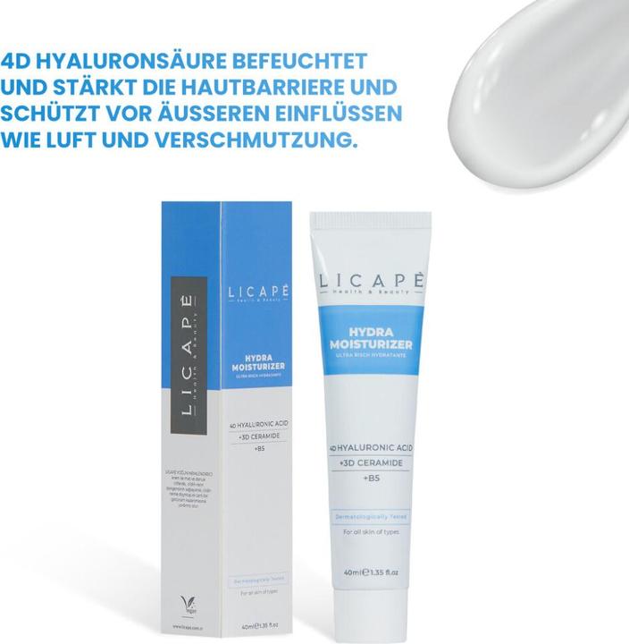 Image du produit Licape | Feuchtigkeitscreme 40 ml | Gesichtscreme für trockene und sensible Haut (40 ml, Tonique visage)