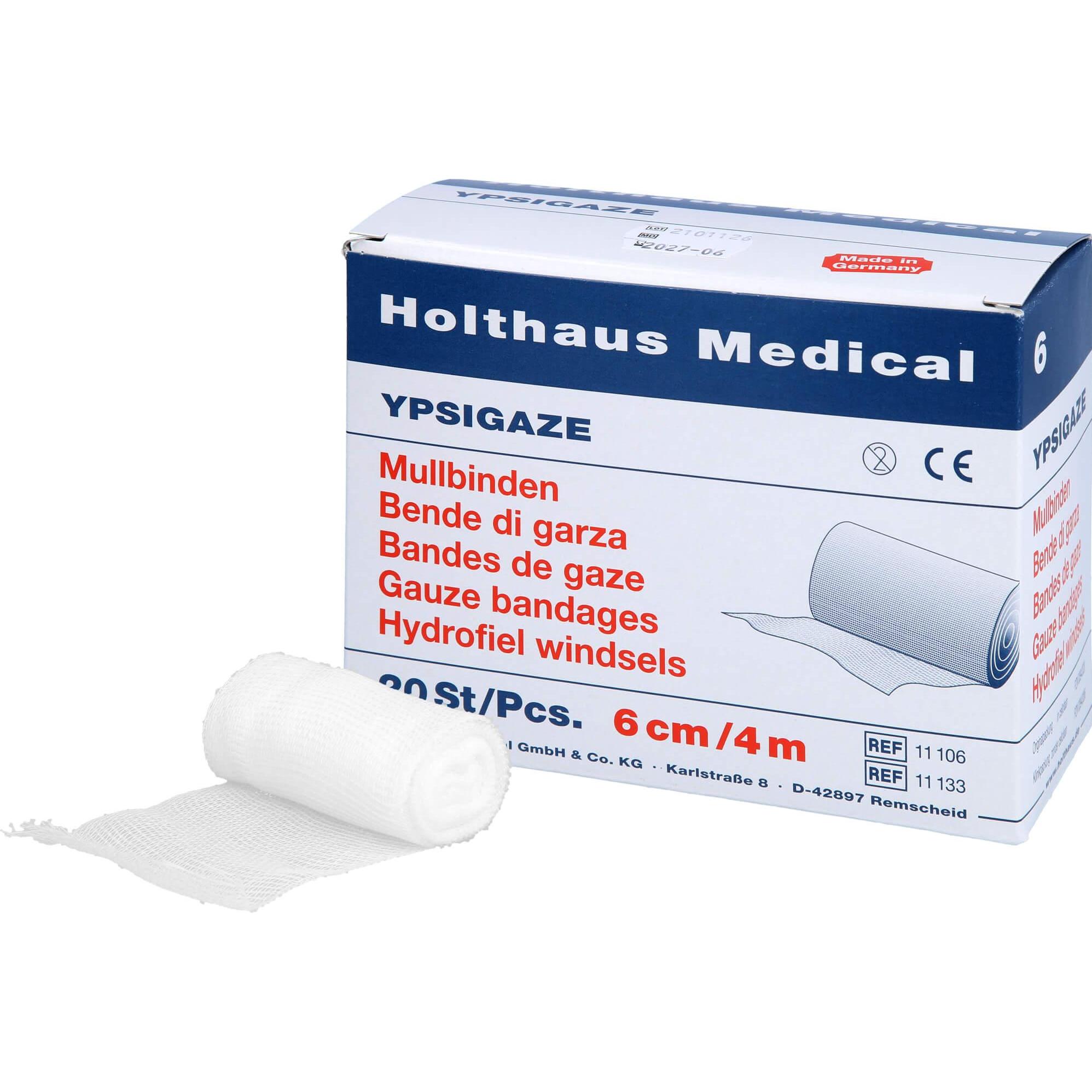 Thumbnail - Holthaus, Verbandsmaterial, Mullbinde Din 6cmx4m