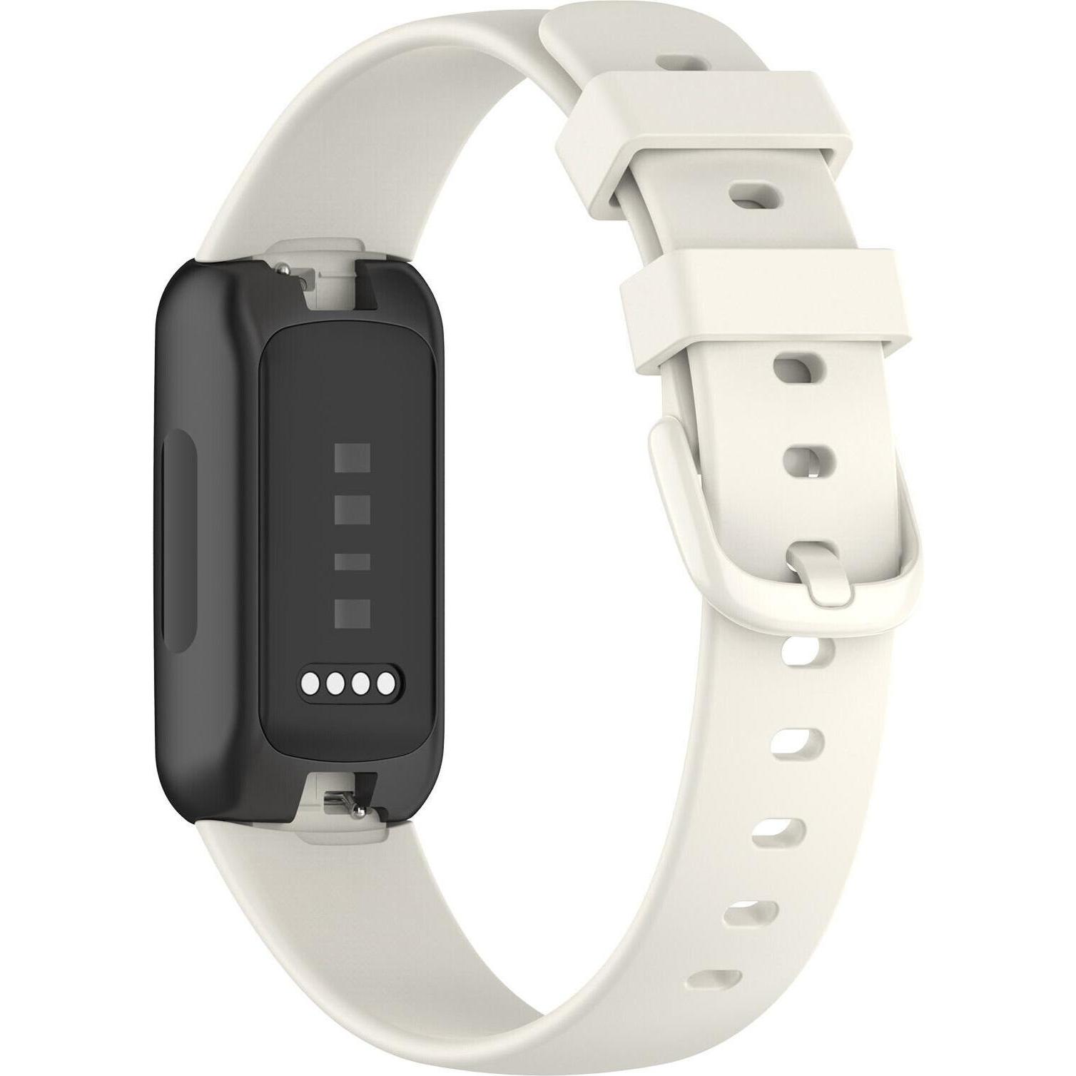 Thumbnail - Strap-it Armband (Silikon, Inspire 3), Uhrenarmband, Weiss