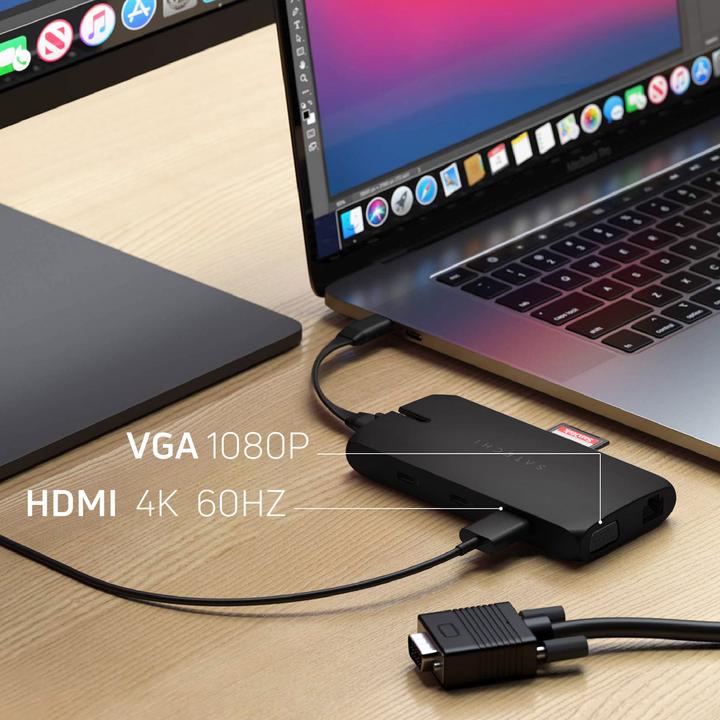 Produktbild Satechi St-Ucmbak (USB-C, 9 Ports)