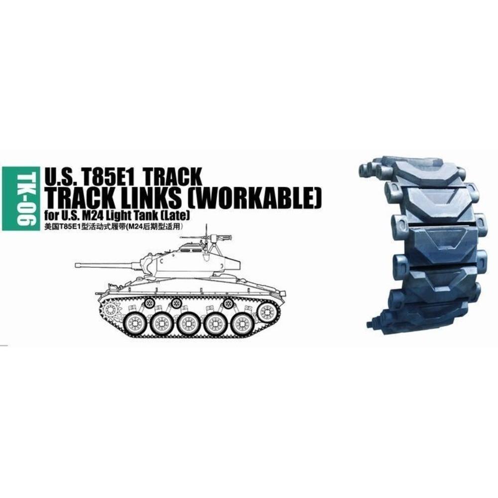 Trumpeter U.S. T85E1 track for M24 light tank (late)