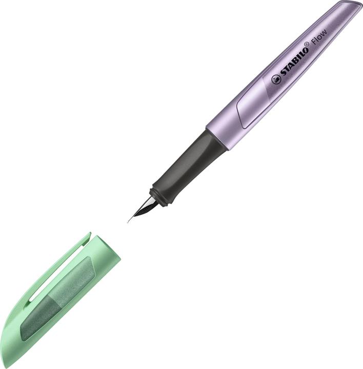 Produktbild STABILO Flow COSMETIC Füller (Green, Violet, 1 x)