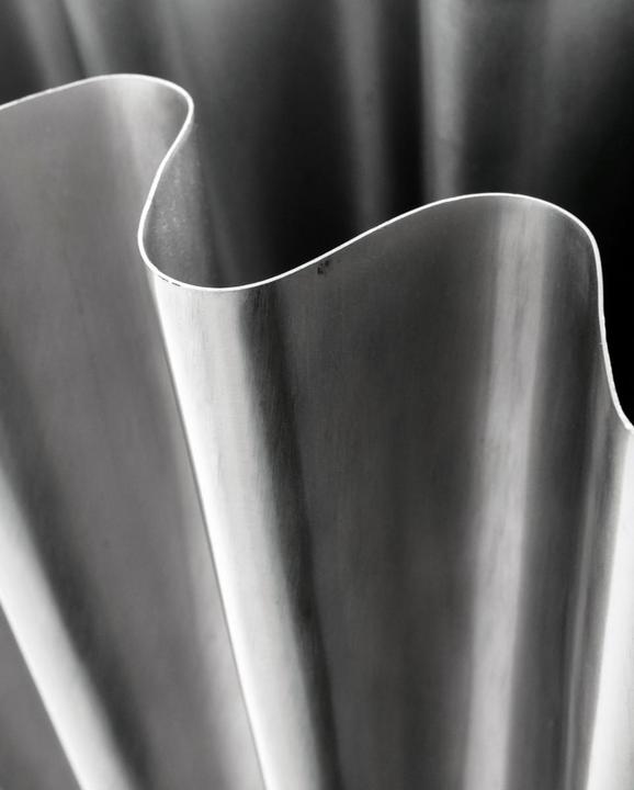 Actual product image House Doctor Vase, HDFlood, Brushed silver finish (1 x)