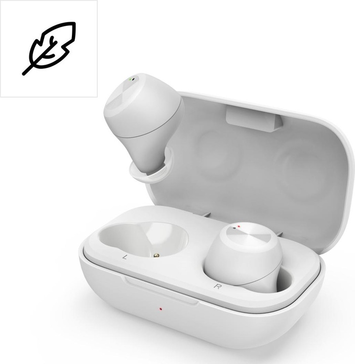Produktbild Thomson WEAR7701W Bluetooth®-Kopfhörer, In-Ear, True Wireless, Mikrofon, Weiss (4 h, Kabellos)