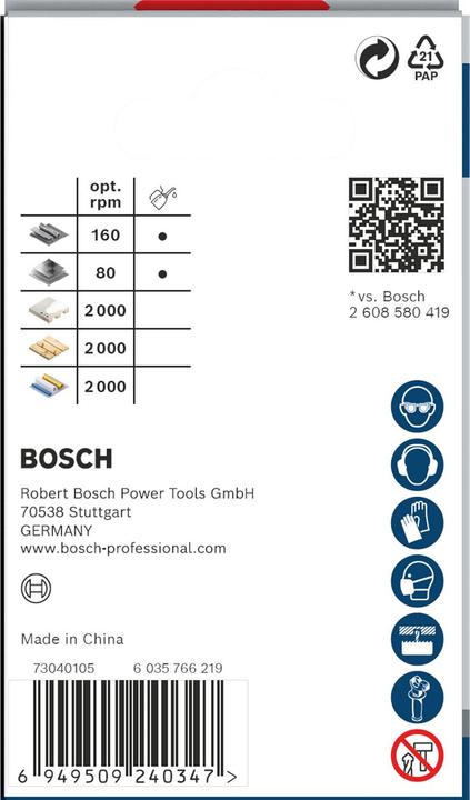 Immagine prodotto Bosch Professional Zubehör Sega a tazza PRO Multi Material PC Plus, 54 mm (54 millimetri)