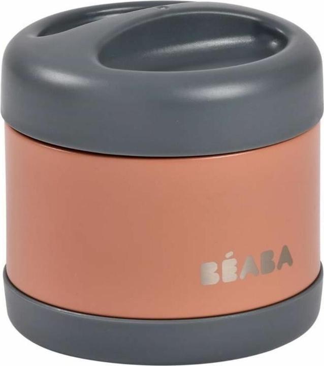 Actual product image Beaba Inox Portion Iso 500ml grey/terracotta