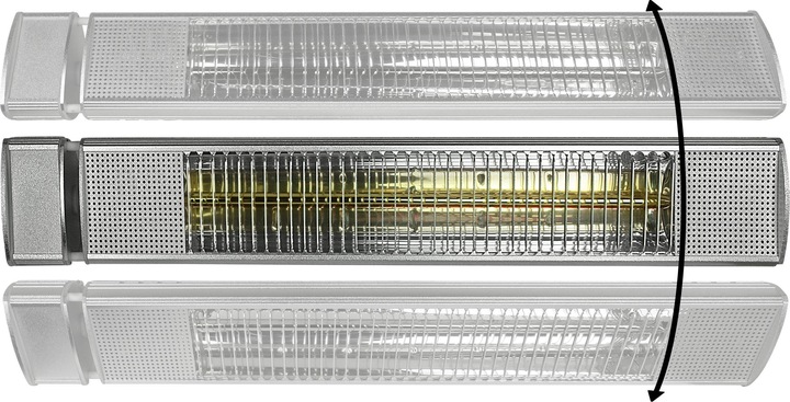 Produktbild Indoba Heizstrahler 2000W Infrarotheizer Wandmontage (2000 W)