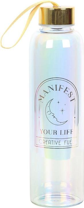 Produktbild Something Different Wasserflasche Manifest Your Life Schimmer Glas 500ml (0.50 l)