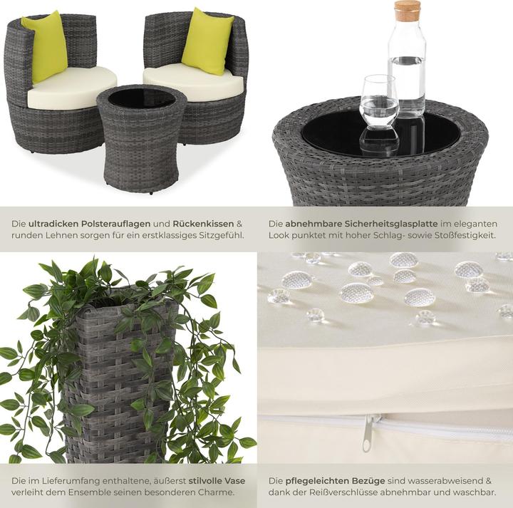 Image du produit tectake Salon de jardin NICE