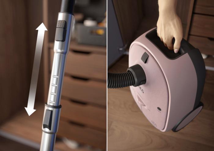 Immagine prodotto AEG AB61C1WP CLEAN 6000 - Stofzuiger met zak - HEPA 12 - Actieradius 12 meter - Roze (900 258 716)