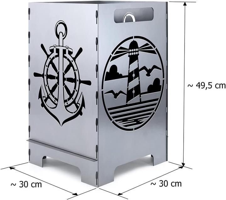 Produktbild Teileplus24 Feuertonne