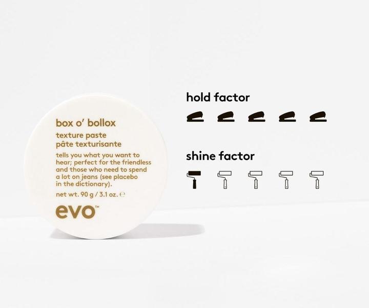 Actual product image Evo Box O' Bollox Texture Paste (Hair paste)