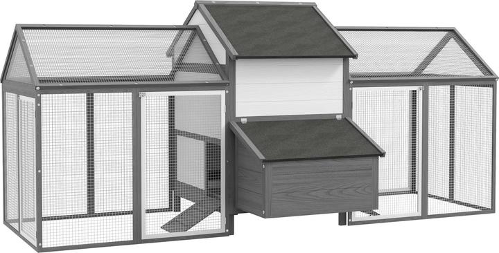 PawHut Chicken coop with nesting box