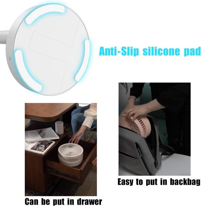 Image du produit AICase Höhenverstellbarer Tisch- und Standventilator (40 dB)