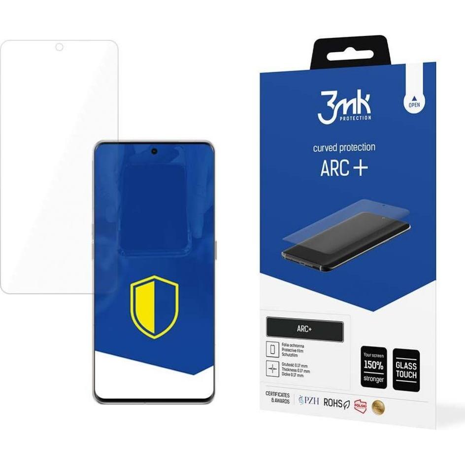 3MK Folia ARC+ Oppo Find X6 Fullscreen Folia (1 Stück, Oppo Find X6), Smartphone Schutzfolie, Transparent
