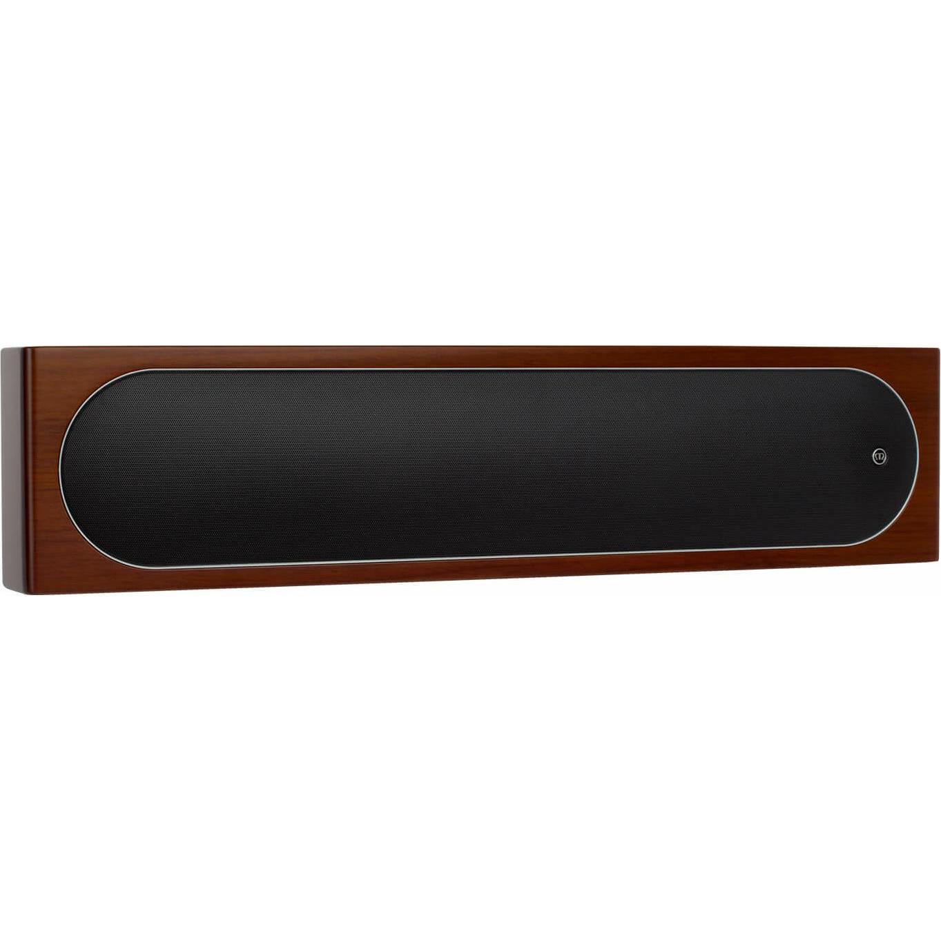 Monitor Audio Audio Radius 225 - Platte Center Luidspreker met Muurbevestiging- Walnoot (per stuk) (150 W) (SRAD225WN)