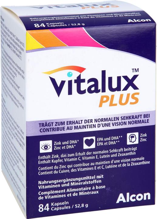 Actual product image Vitalux Plus caps (84 pcs., Capsules, 84 ml)