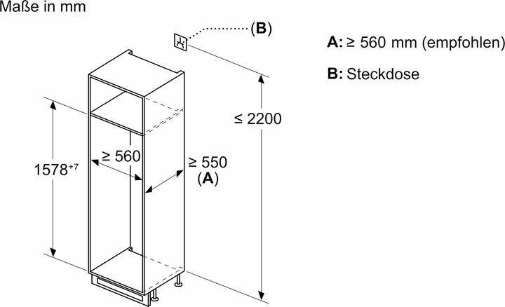 Produktbild Bosch Hausgeräte KIS77AFE0 (231 l)