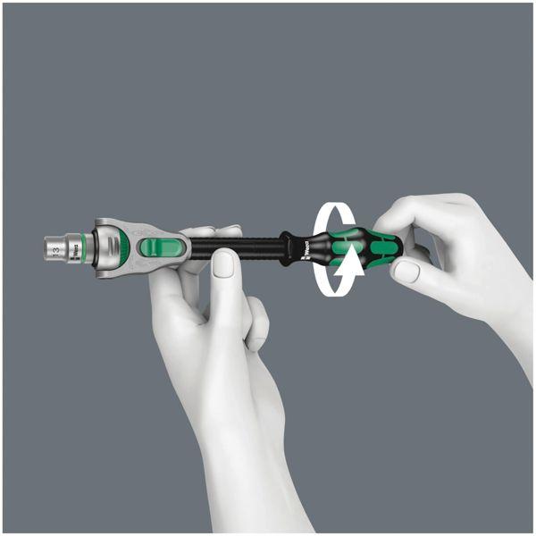 Actual product image Wera 8100 SB 9 Zyklop Speed Ratchet Set (9/16", 5.5 mm, 5/8", 7/32", 3/8", 5/16", 3/4", 1/4", 1/2", 11/16", 7/16", 3/16")