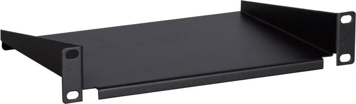 DS-IT 10” Fachboden, 1 HE, für 10” Serverschränke, Schwarz (BxTxH) 250 x 136 x 44 mm