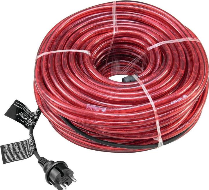 Actual product image Eurolite RUBBERLIGHT LED RL1-230V red 44m (Red, 4400 cm, Indoor, Outdoor)