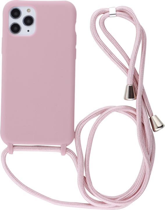 Produktbild PhoneLook Hülle Silikon Matte mit Seil blass- (Apple iPhone 11 Pro)