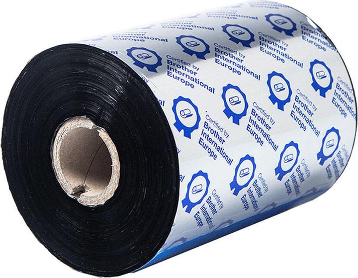 Produktbild Brother ribbon Premium wax/resin Sold in 6-pack (11 cm, Schwarz)