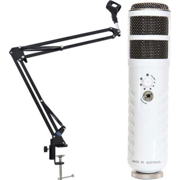 RØDE Podcaster MKII USB Mikrofon mit Gelenkarm-Stativ, Mikrofon