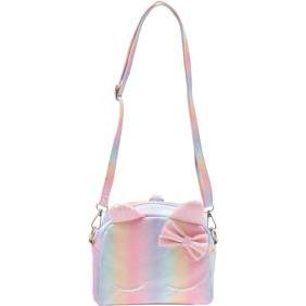 Borsetta, Unicorn Schultertasche Mehrfarbig Regenbogen, Multicolore