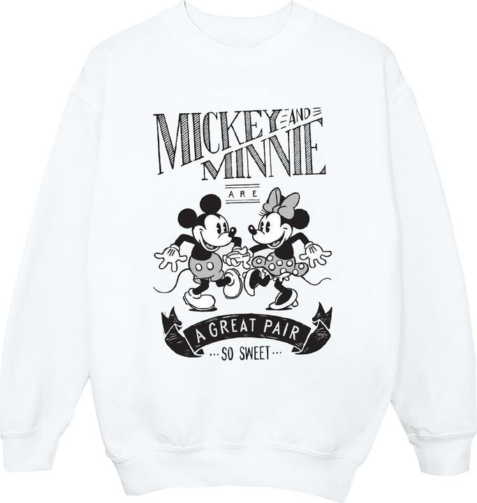 Produktbild Disney Mickey And Minnie Mouse Great Pair Sweatshirt Mädchen (152, 158)