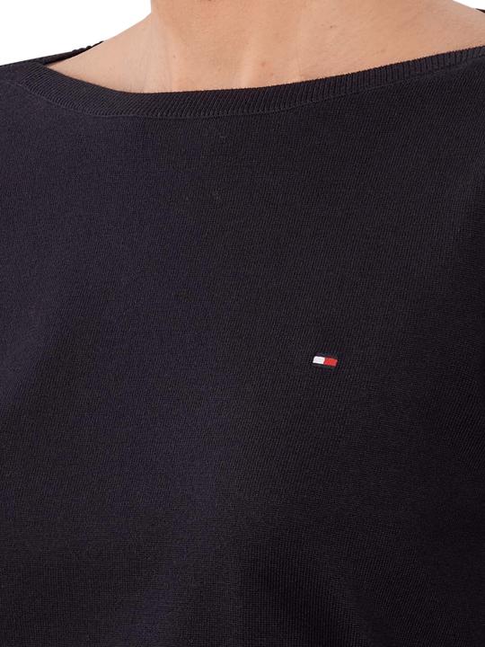 Produktbild Tommy Hilfiger Damen Pullover Co Jersey Stitch Sweater U-Boot-Ausschnitt (M)