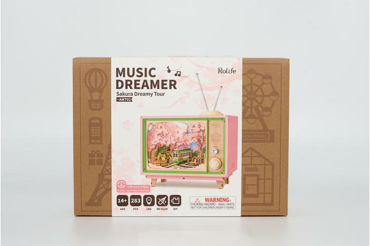 Actual product image Robotime Bausatz Sakura Dreamy Tour