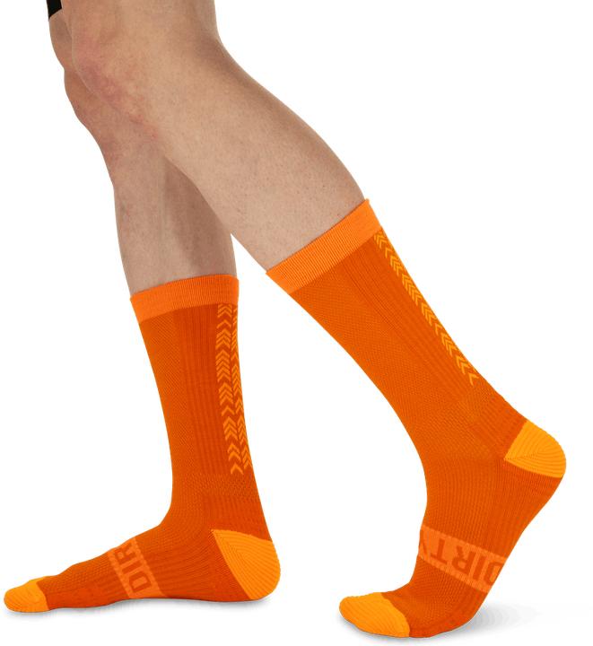 Produktbild Dirtysox Running Merino - Pro - Arrows - Orange (35 - 39)