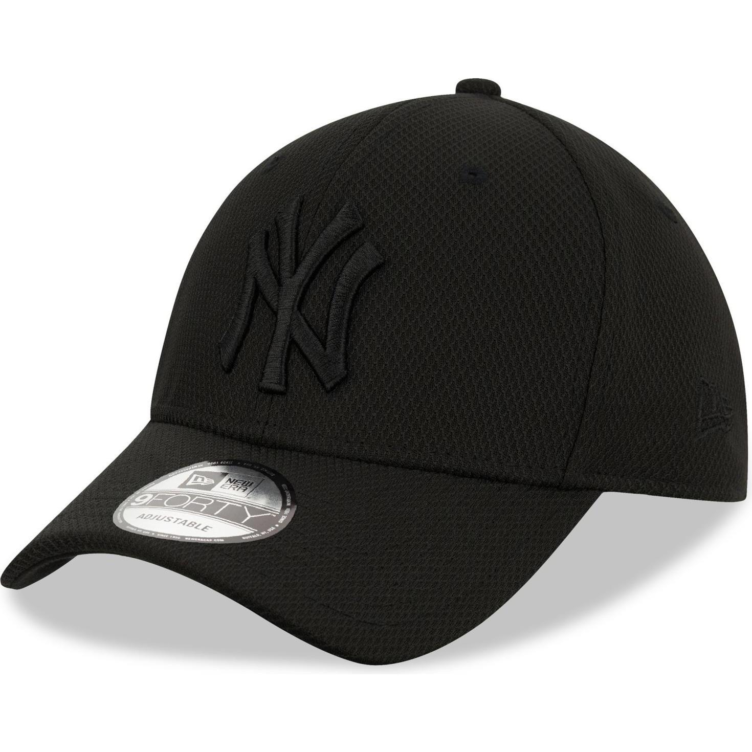 New Era, Herren, Cap, 39Thirty Stretch Diamond Tech New York Yankees, Schwarz, (L)