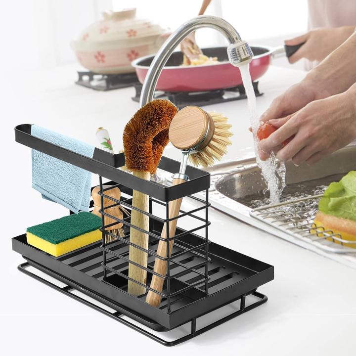 Produktbild Esmée Multifunktions Spülbecken Küchen Organizer mit Abtropfschale