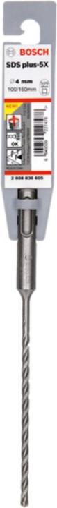 Produktbild Bosch Zubehör PRO SDS plus-5X Hammerbohrer, 4 x 100 x 160 mm (4 mm)