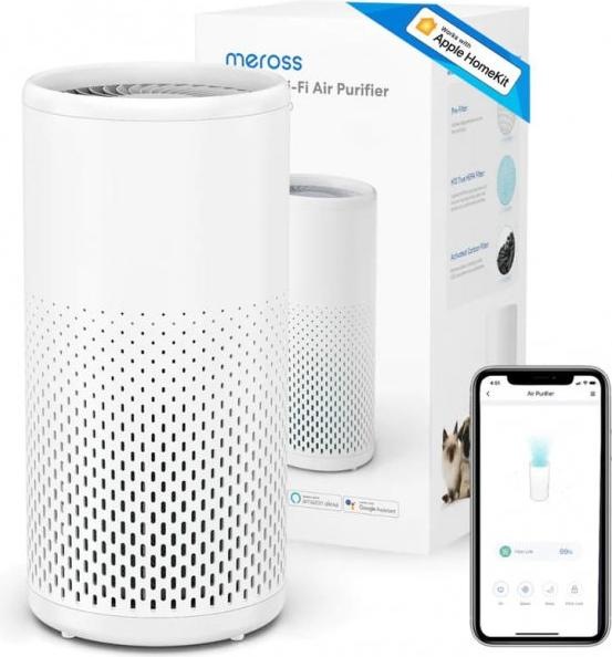 Productafbeelding Meross Slimme Wi-Fi luchtreiniger (18 m²)