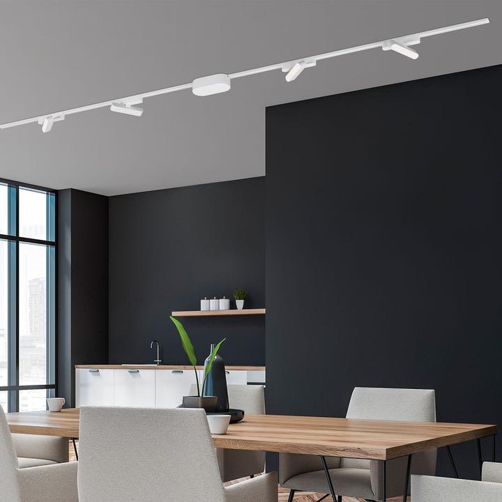 Actual product image Briloner Luxtrail 48V Schienensystem, Set, 2m, Weiss, 4x6W, Track-Grid