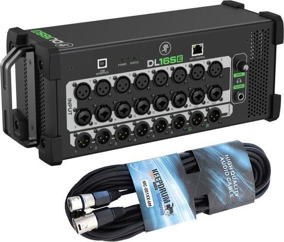 Produktbild Mackie Mischpult DL16SE Digitaler Rack Mixer mit XLR-Kabel (Studio- und Livemixer)