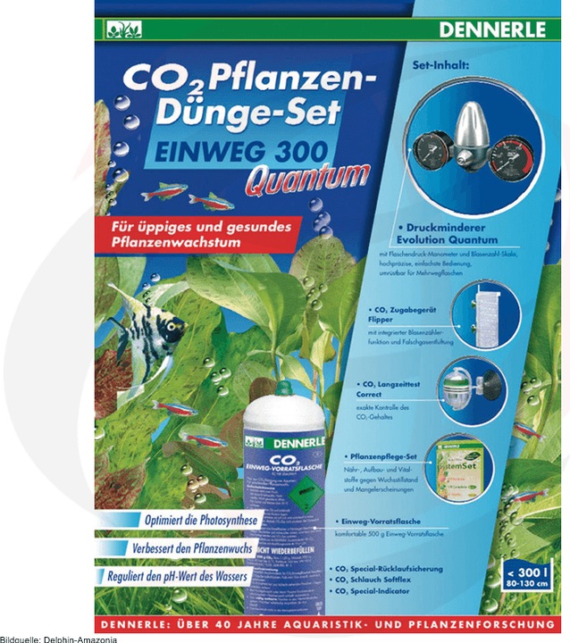 Actual product image Dennerle Disposable 300 Quantum (Aquarium plant care)