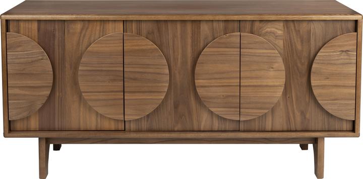 Image du produit Zuiver Buffet Groove 3 portes Walnut (120 x 40 x 58 cm)