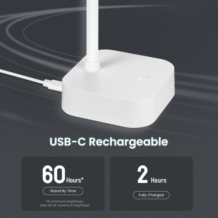 Immagine prodotto Yeelight Jasmine Rechargeable Desk Lamp –⁠⁠⁠⁠⁠⁠ YLYTD-0039 (150 lm)