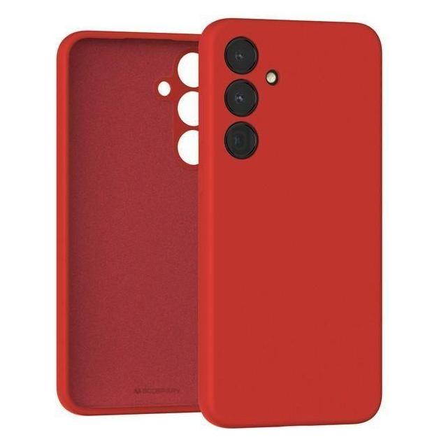 Mercury Rosso Silicone Samsung A15 5G A156 Czerwony/ (Samsung Galaxy A15, Samsung Galaxy A15 5G), Cover Smartphone,