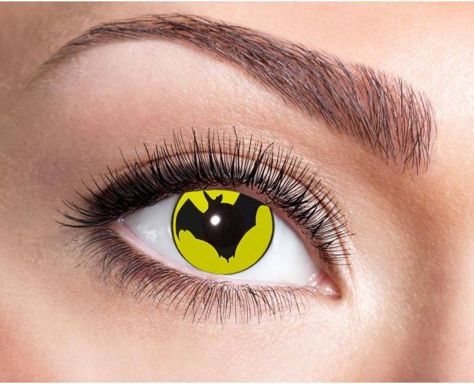 Image du produit Eyecatcher Lentilles de contact chauve-souris (Jaune)